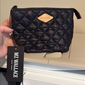 MZ Wallace Black Quilted Women's pouch